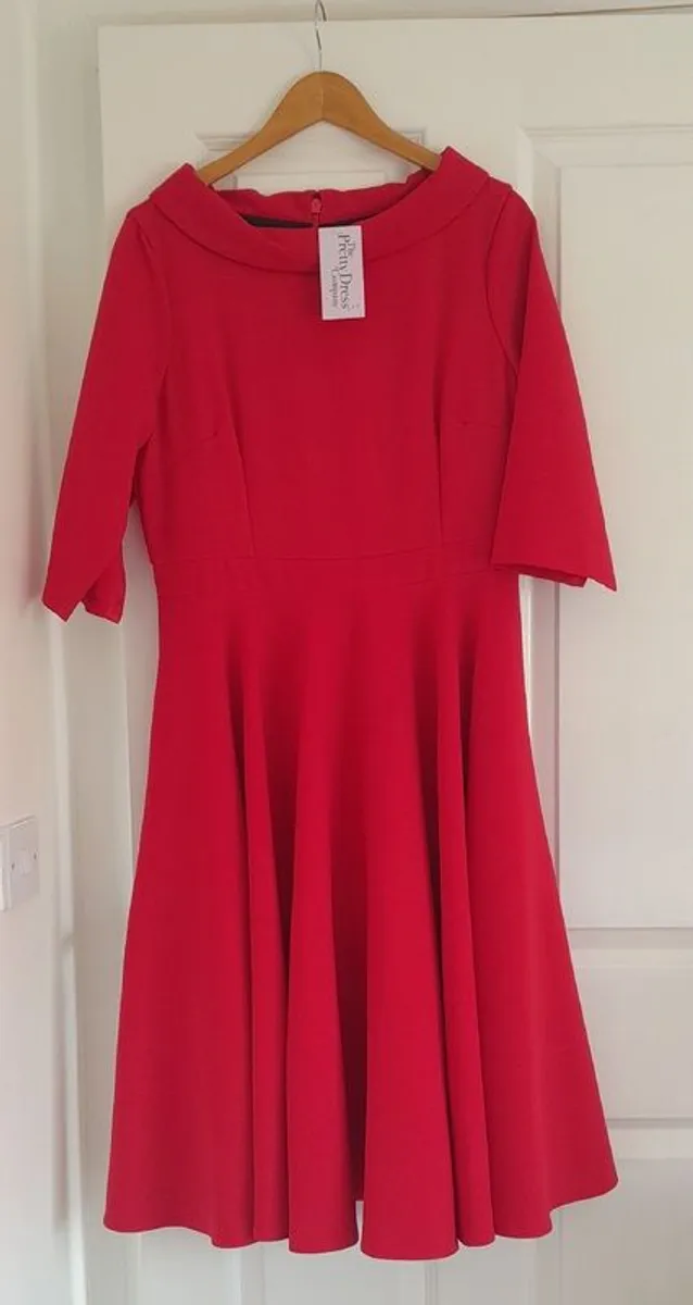 Beautiful Red Swing dress for a special occasion - Image 1