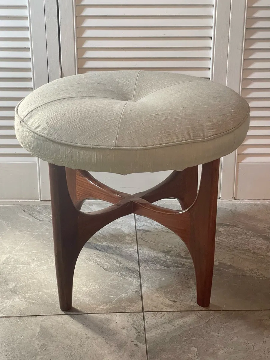 Mid century G plan Floating dressing table & stool - Image 3