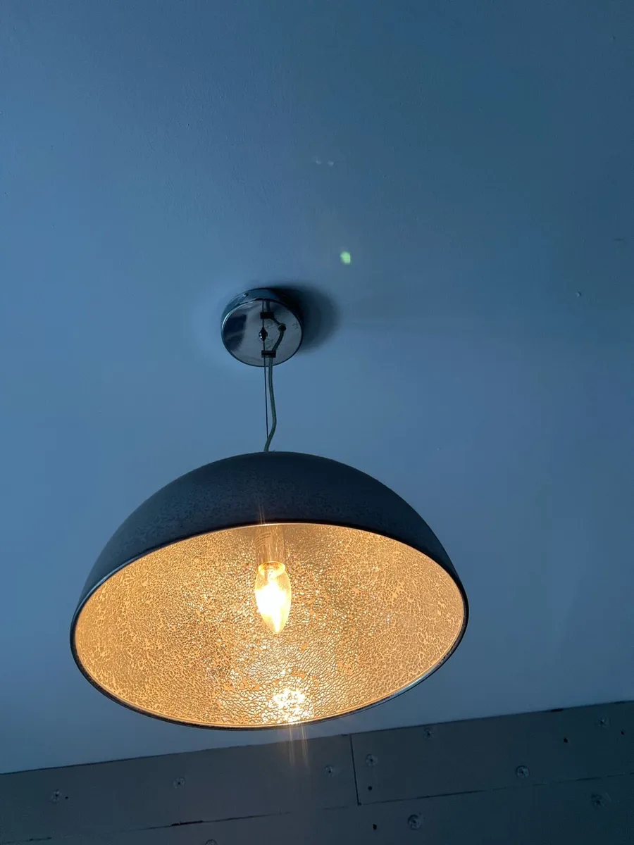 STUNNING DOME CHROME LAMPSHADE - Image 2