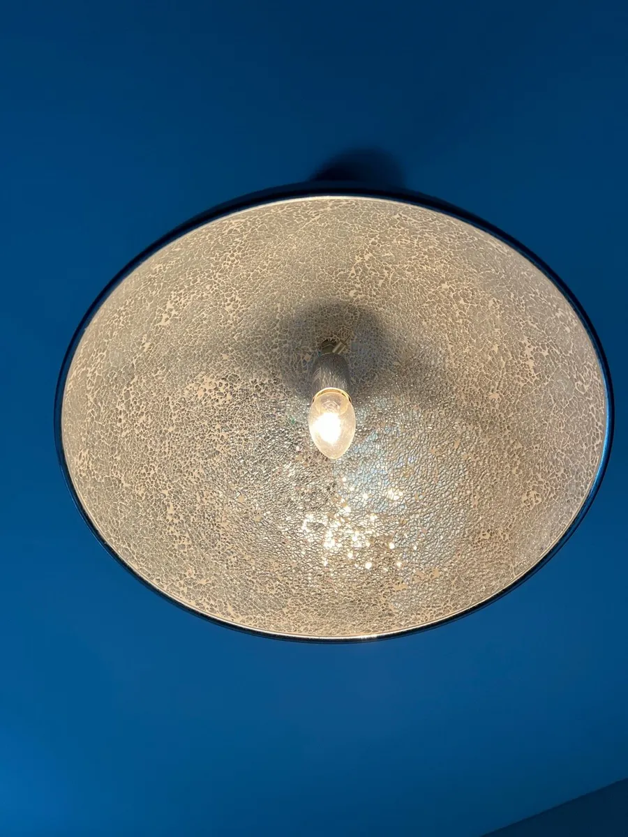 STUNNING DOME CHROME LAMPSHADE - Image 3