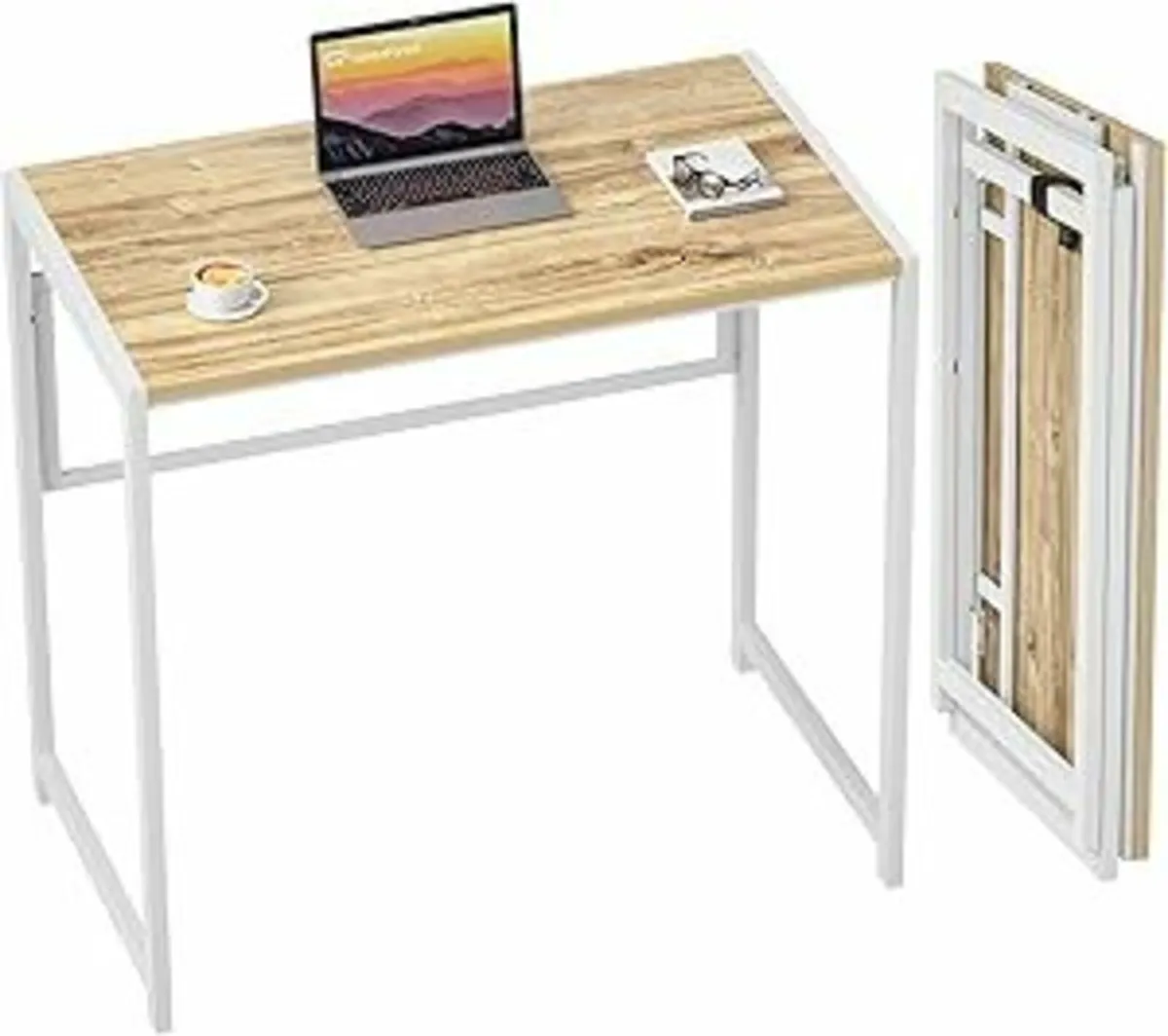 Small Foldable Desk No Assembly 80cm Office desk - Image 3