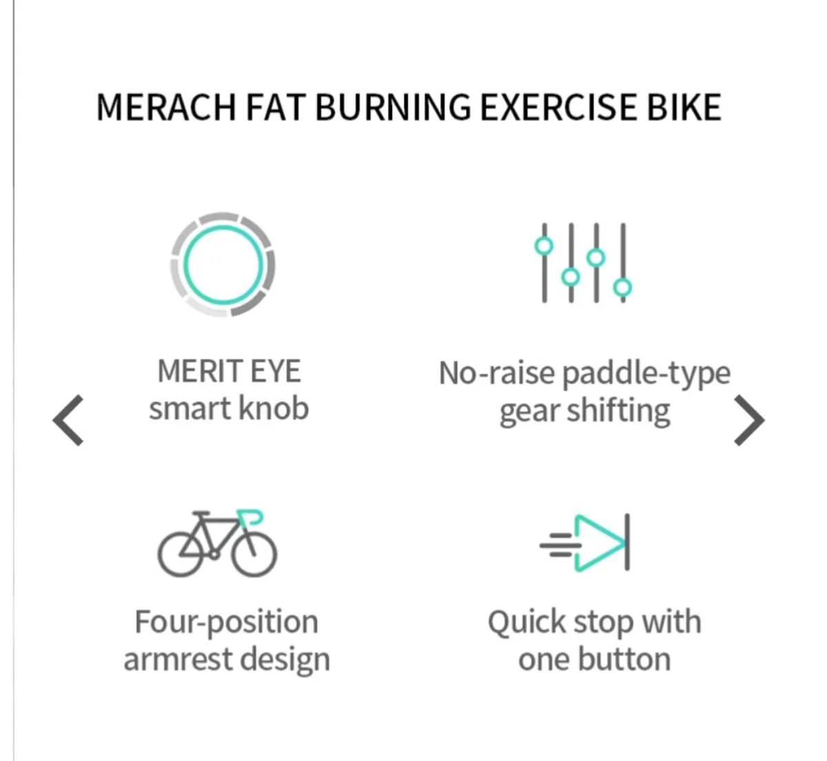 Merach Exercise Bike - Image 2