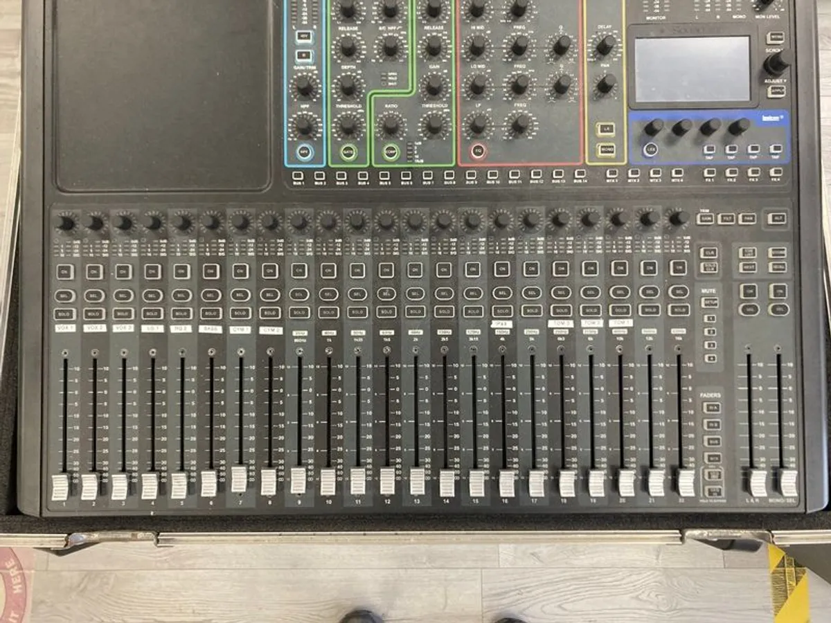 Soundcraft Si Compact 24 mixing desk with Thon flight case - Image 3