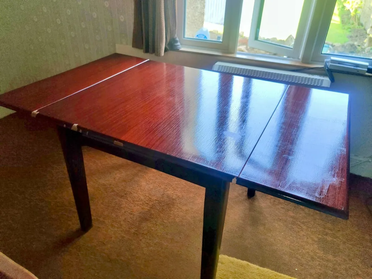 Mid Century Extendable Dining Table - Image 3