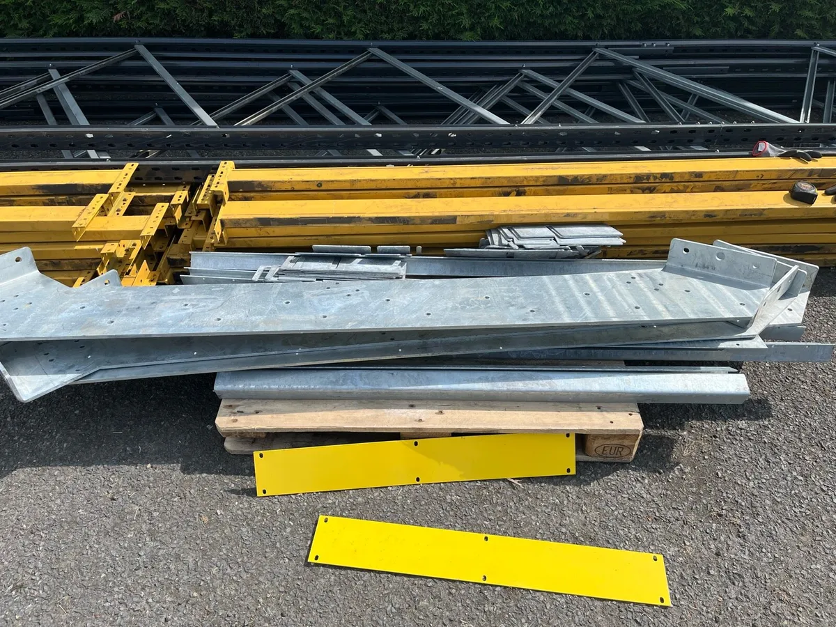 Galvanised Steel Stair Stringers X 2 - Image 1