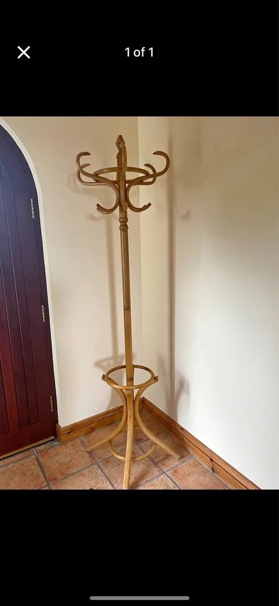 Oak new condition coat rack
