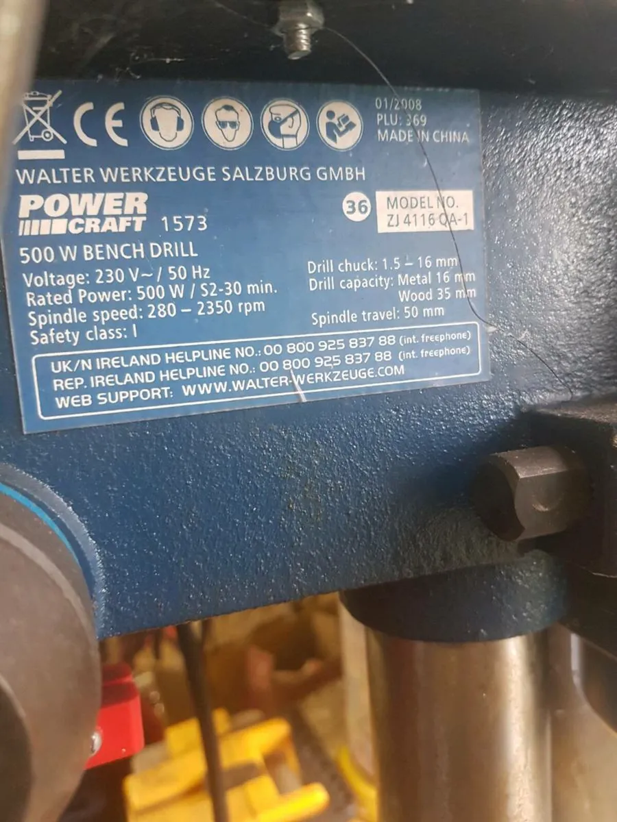 Powercraft 500w bench drill & vice - Image 2