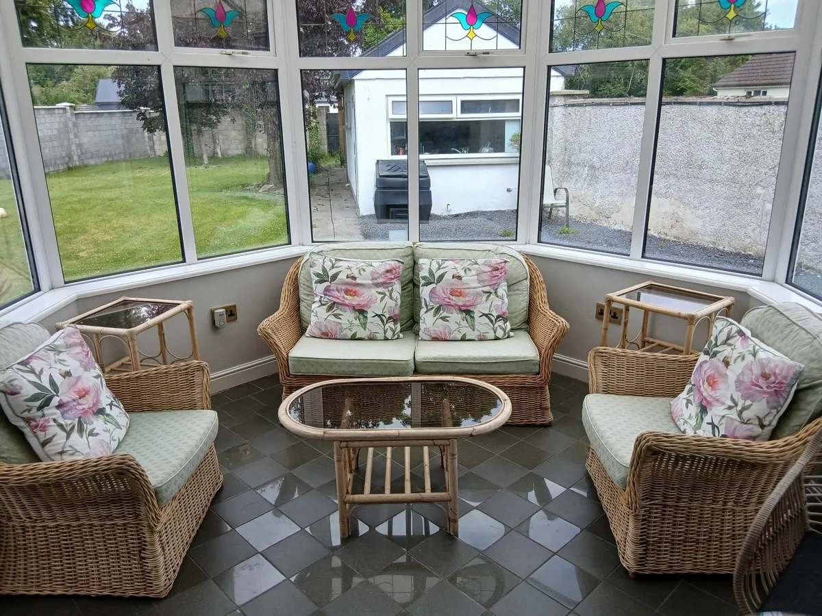 Cane Furniture Set - Image 1