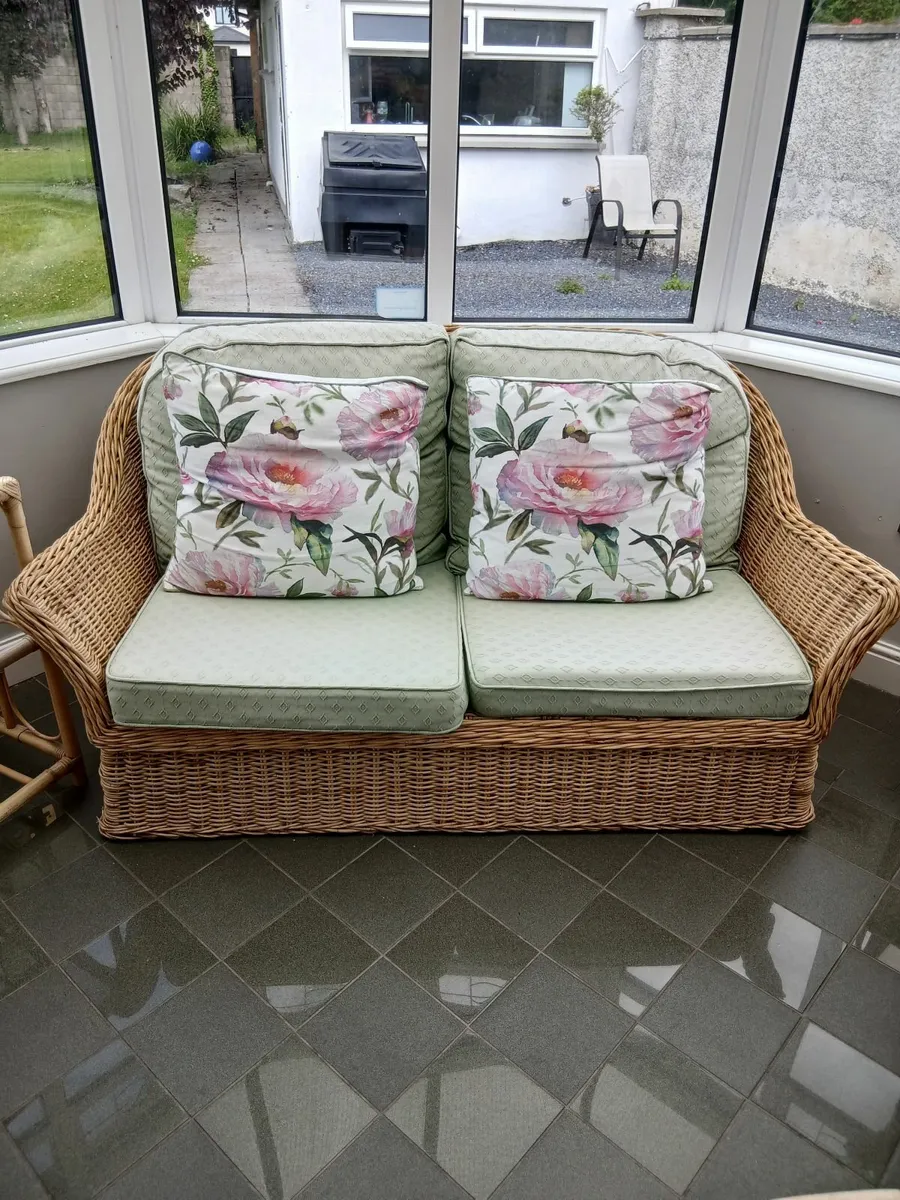 Cane Furniture Set - Image 3