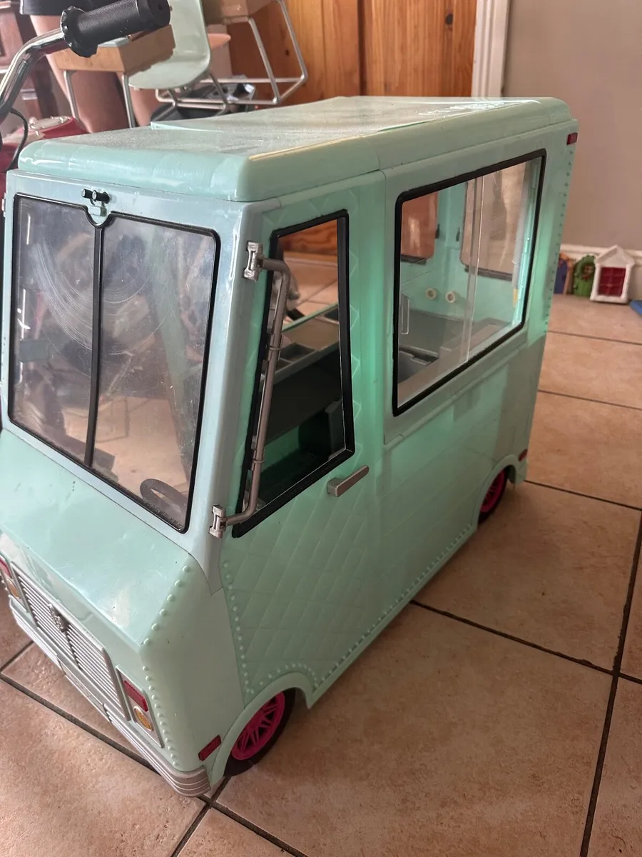 Our generation Doll cream truck - Image 1