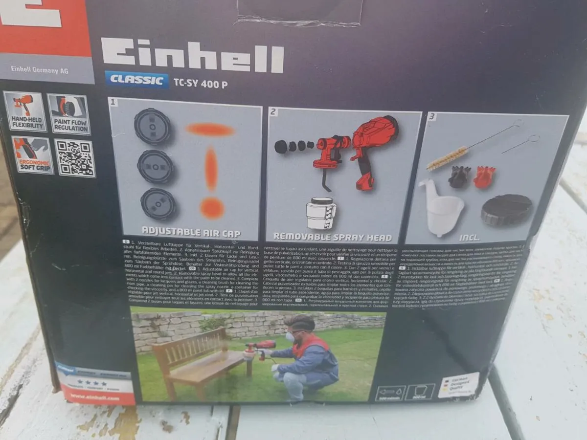 Einhell paint sprayer - Image 3