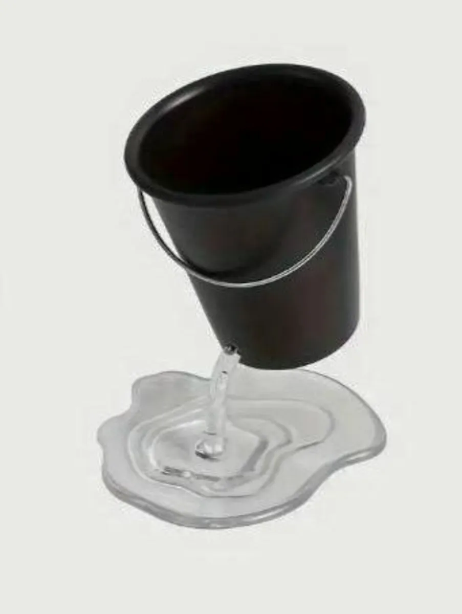 MINI PLASTIC BUCKET PENCIL HOLDER (BRAND NEW). - Image 2