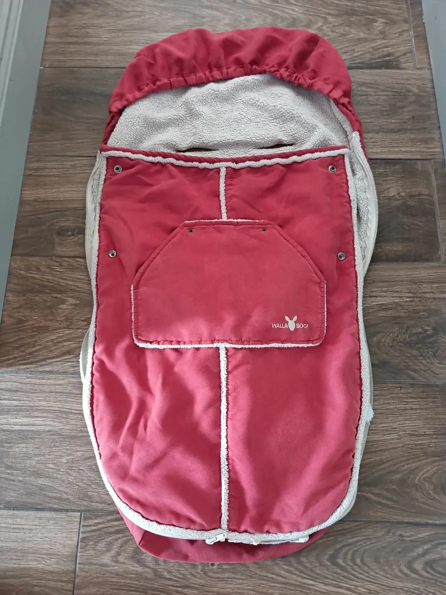 Walla boo Faux suede stroller footmuff - Image 1