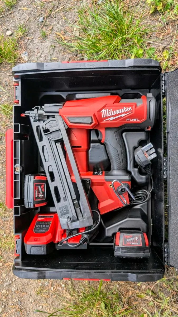 Milwaukee M18 Fuel 16 Gauge Nail Gun Kit - New - Image 1