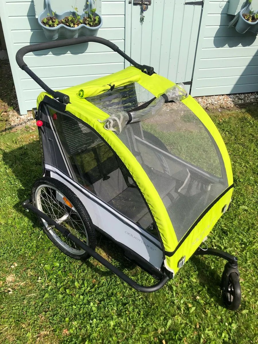 Twin bike trailer and buggy - Image 1