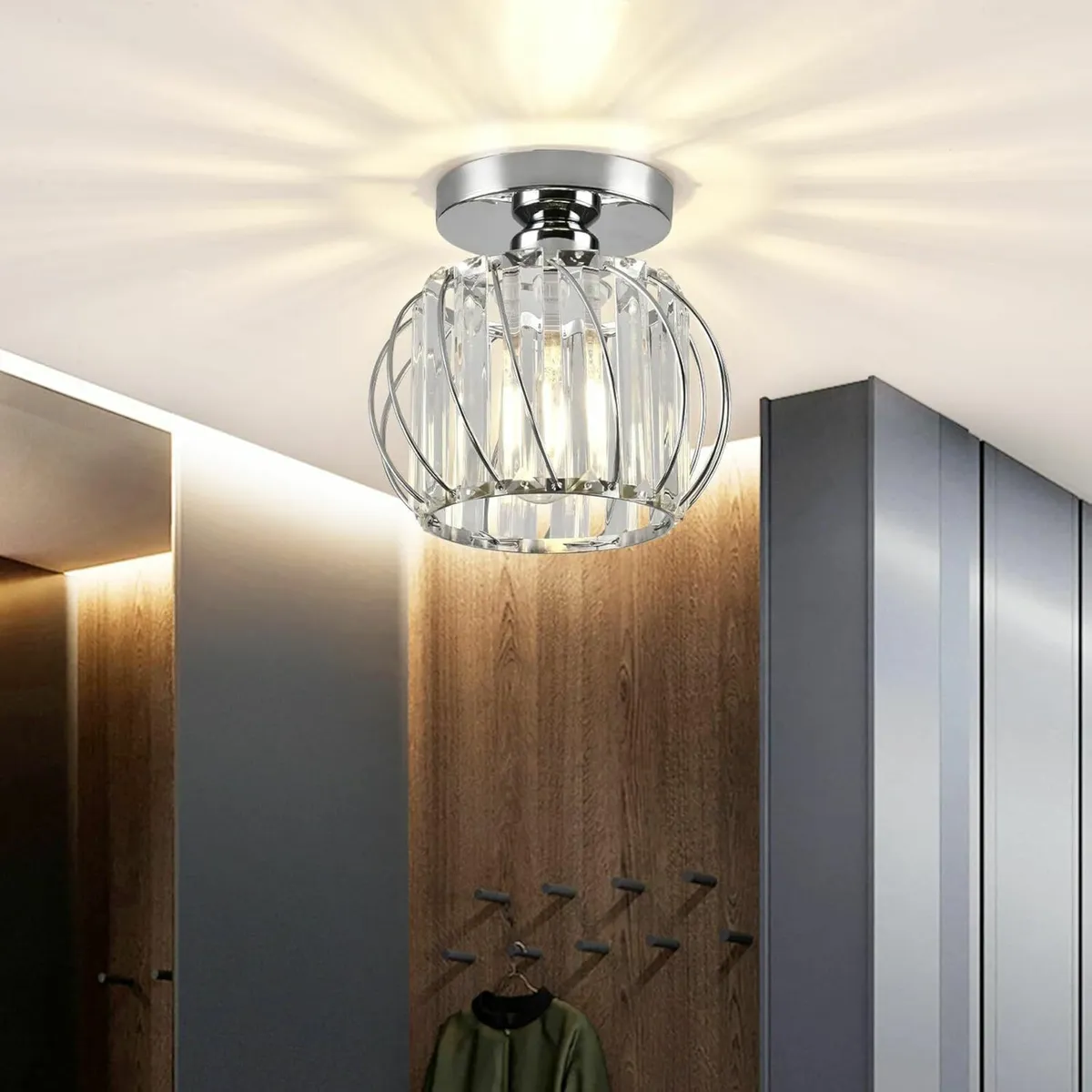 Chandelier Crystals Ceiling Lighting Living Room - Image 1
