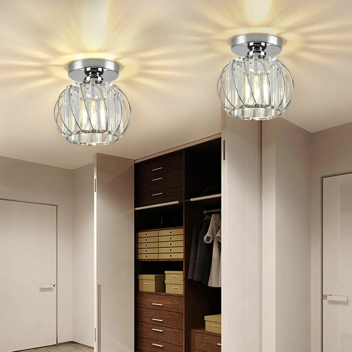 Chandelier Crystals Ceiling Lighting Living Room - Image 4