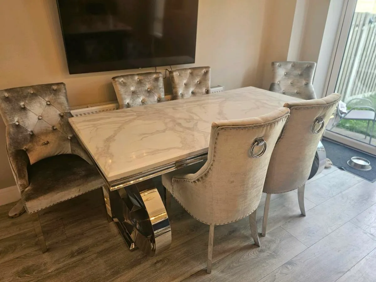 Arianna 2M, Grey dining set - Image 1