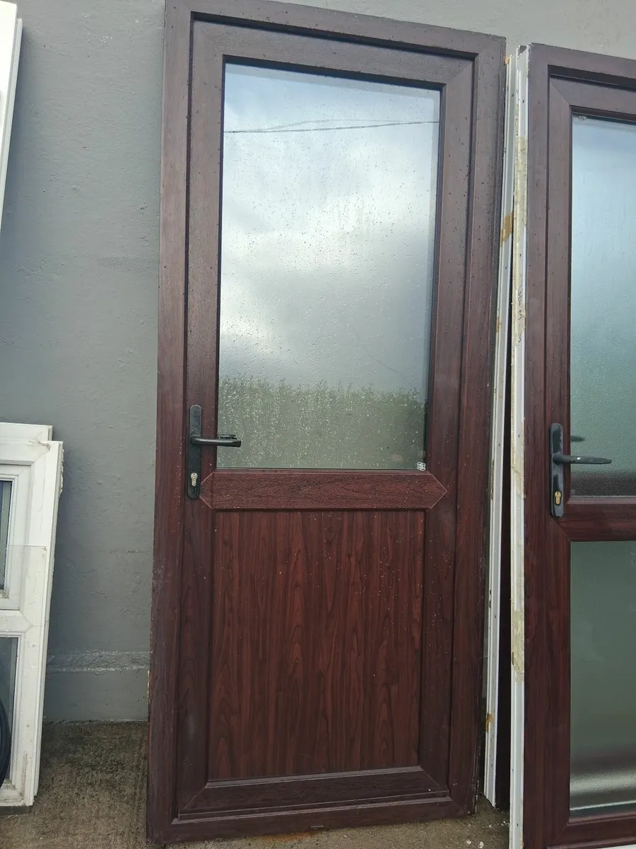 Pvc back door  900x 2125