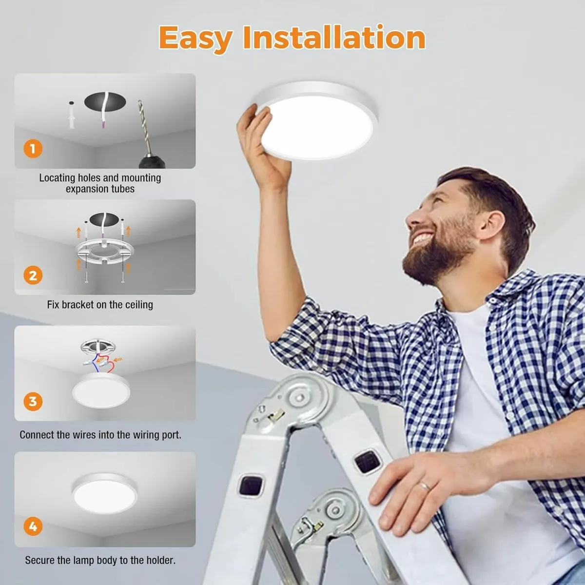Bathroom Light 3000K/4000K/6500K 3 Color - Image 2