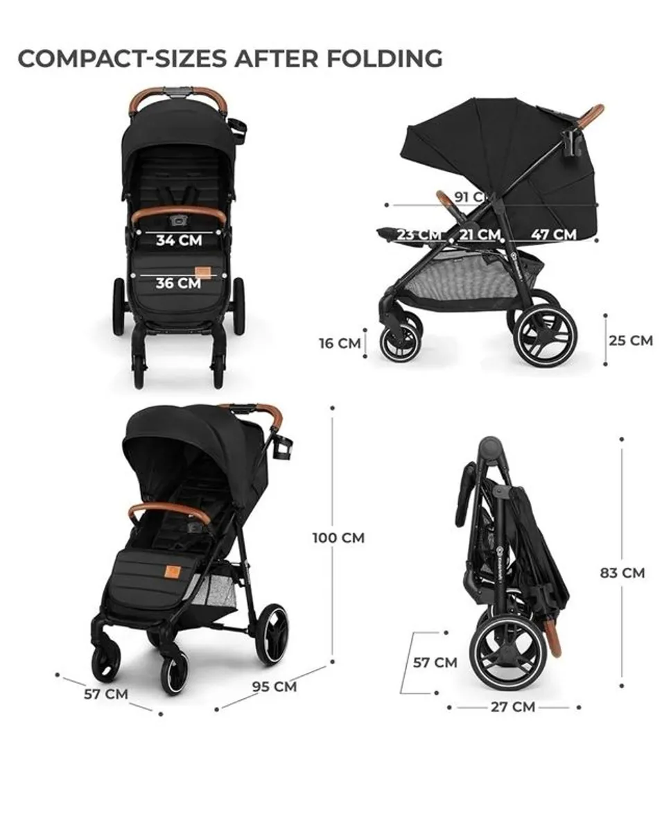 Kindercraft grande plus stroller - Image 4
