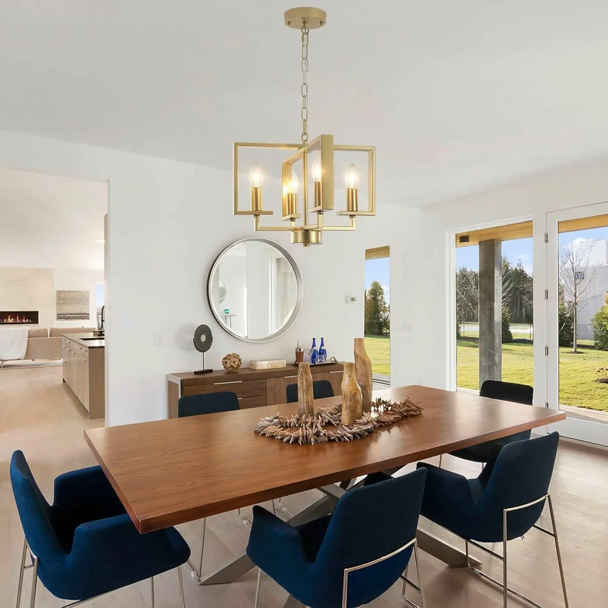 Modern Chandeliers Ceiling Light Gold Living Room - Image 4