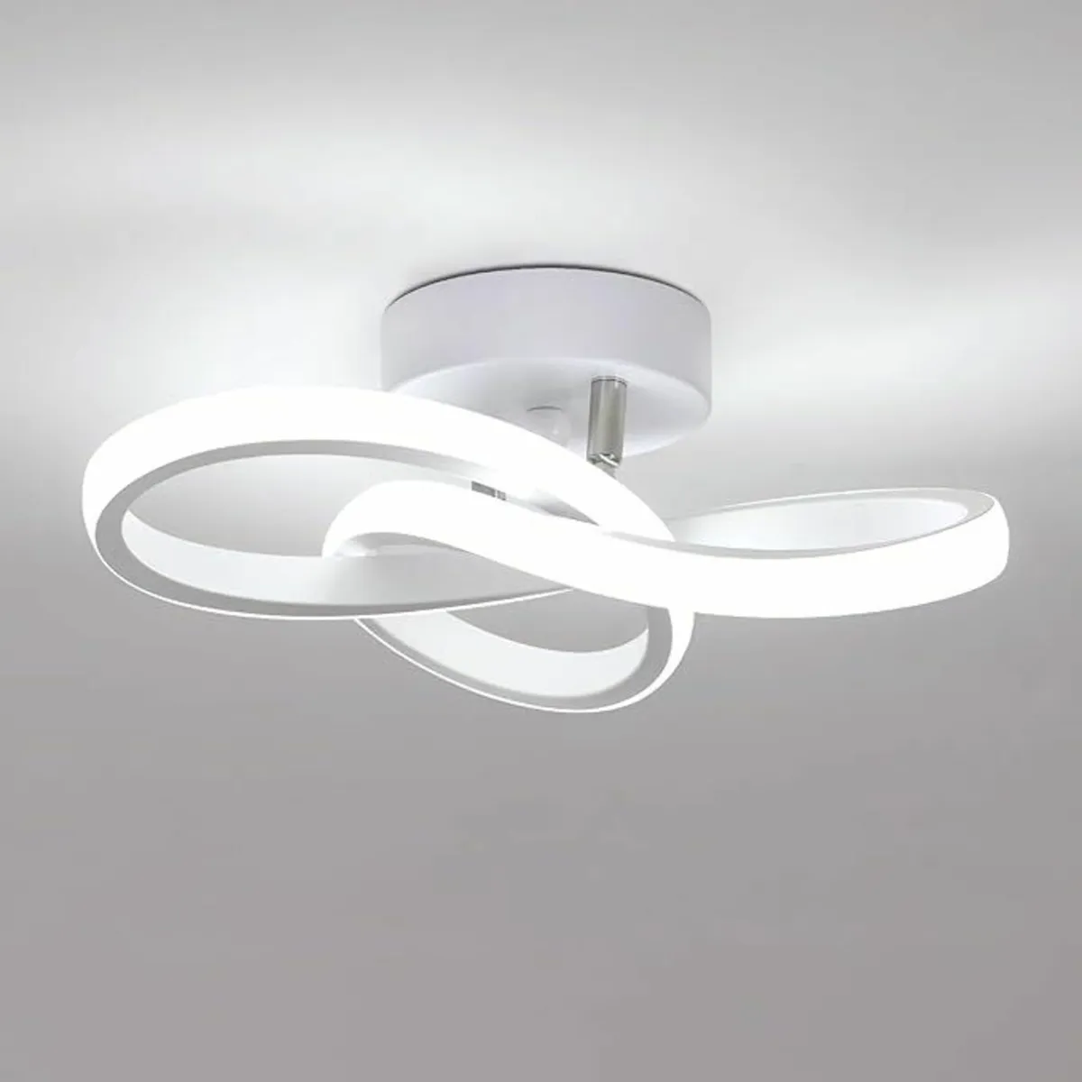 LED Ceiling Light, 22W Super Bright Modern White - Image 1