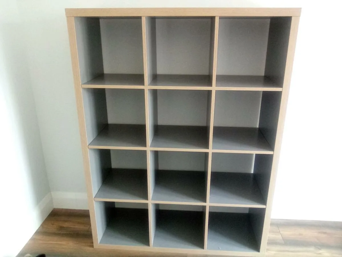 Grey book shelves - Image 1