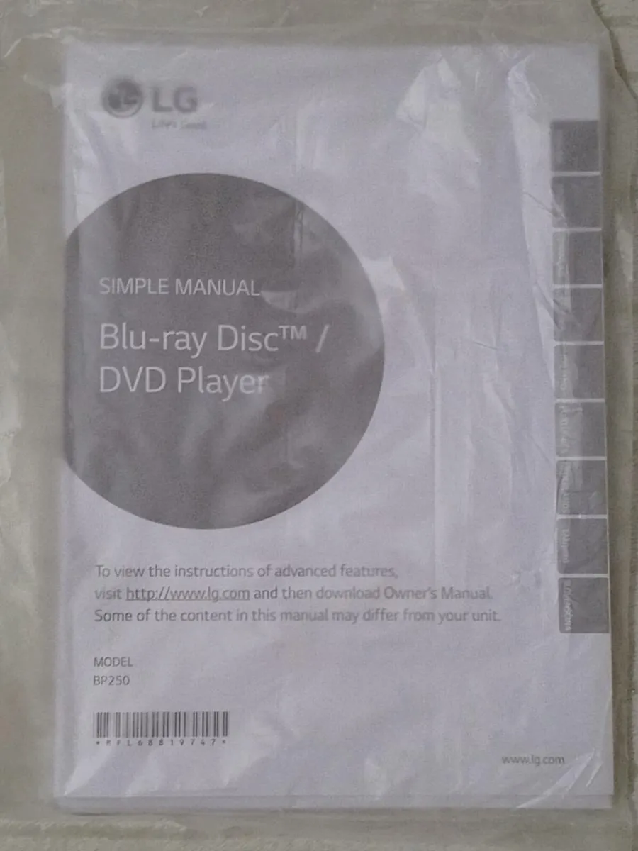 Blue-ray player LG BP250, brand new - Image 4