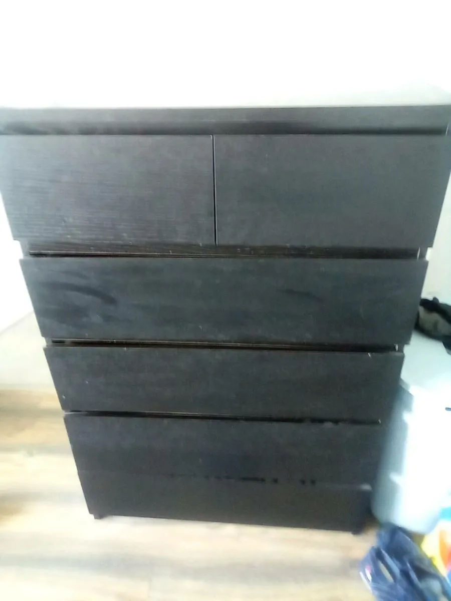 Black chest of drawers - Image 2