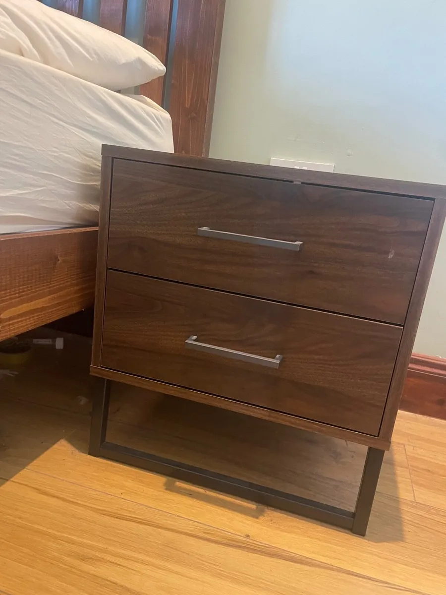 2x Bedside lockers - Image 1