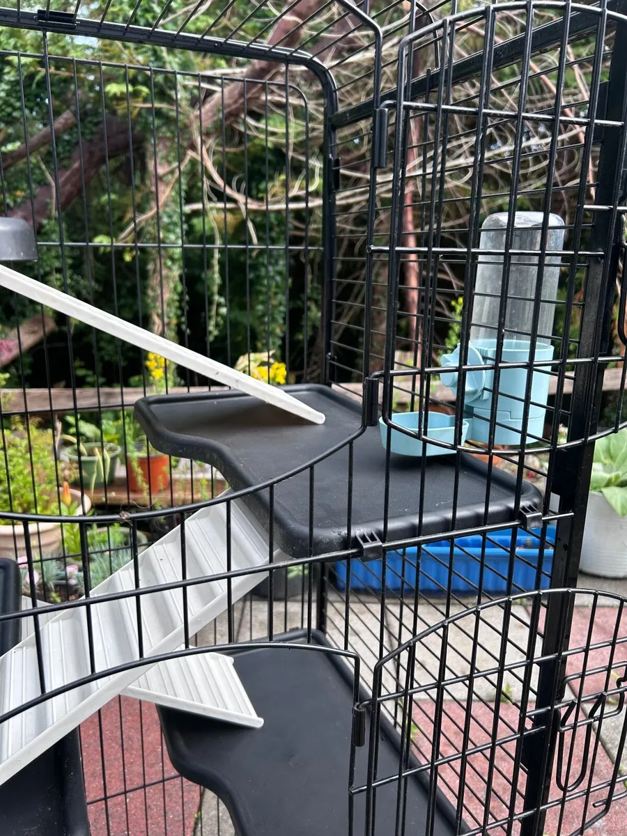 large 6 levels small animal cage with ramps - Image 3