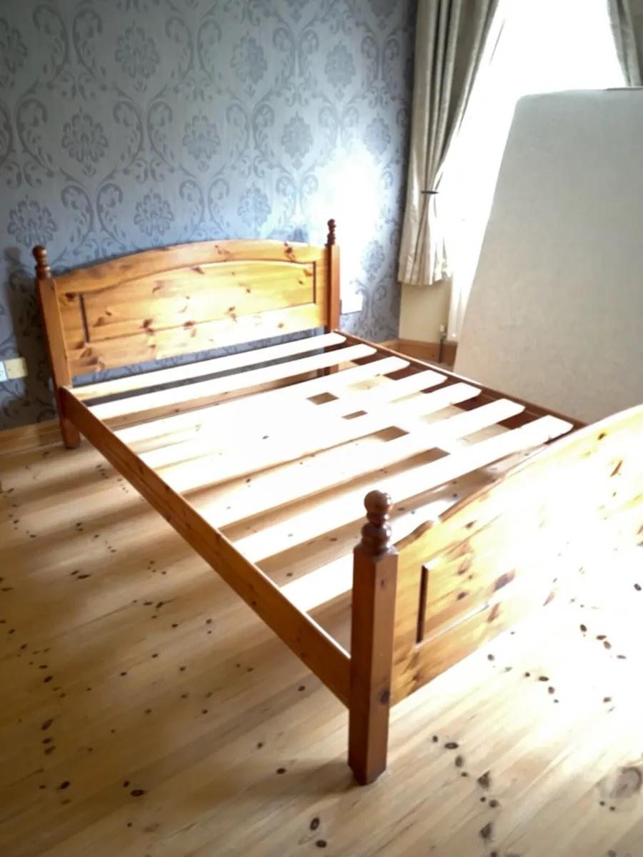 Pine King Bed Frame - Image 1