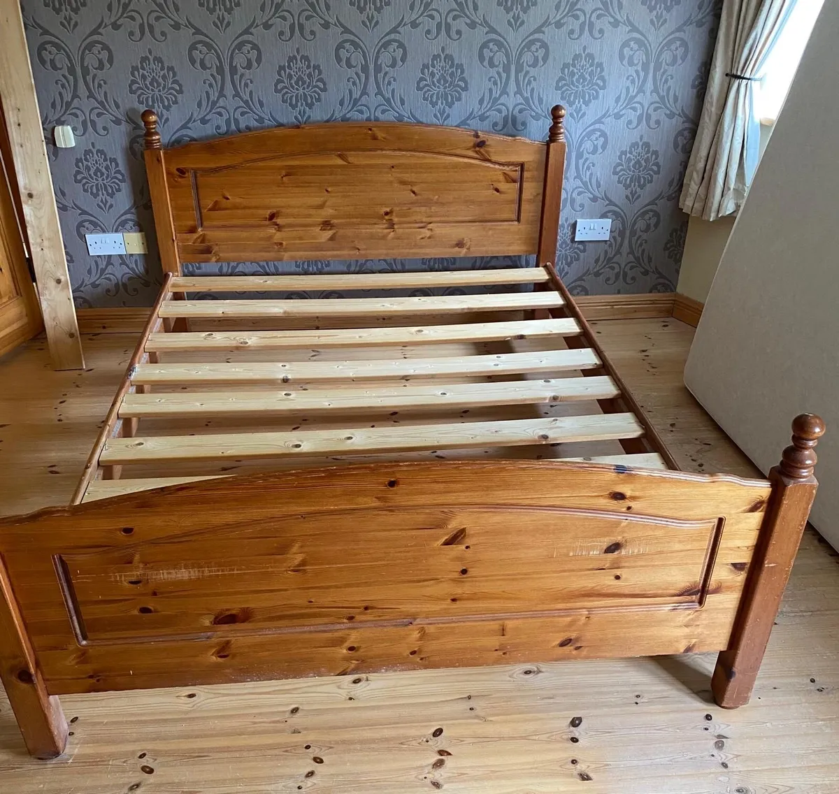 Pine King Bed Frame - Image 2