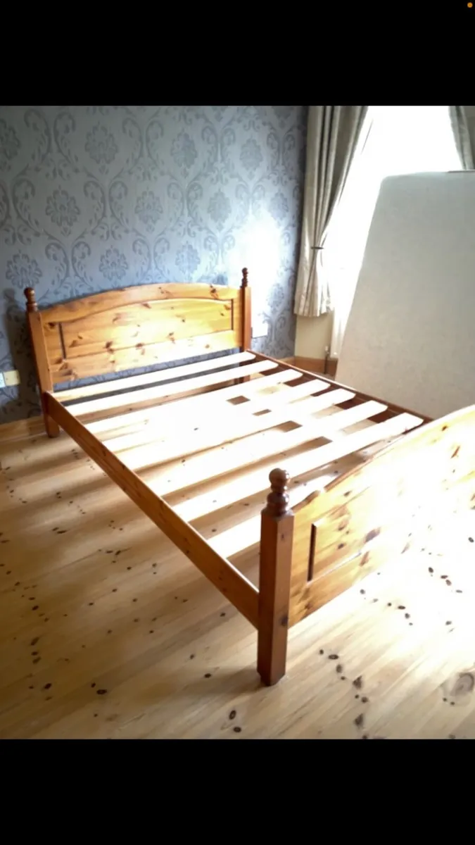 Pine King Bed Frame - Image 3