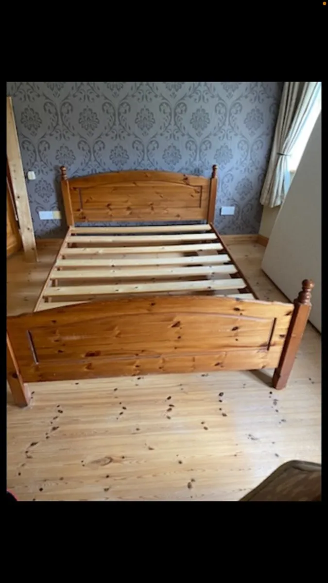 Pine King Bed Frame - Image 4