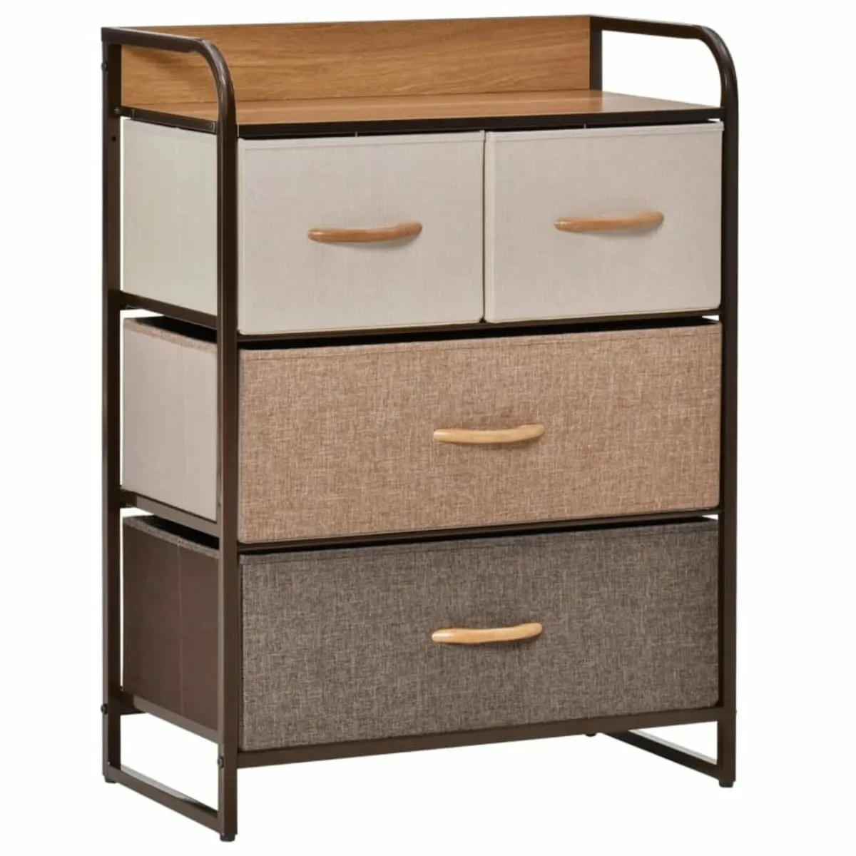 4-Drawer Dresser, 3-Tier Storage Organizer, Tower - Image 1