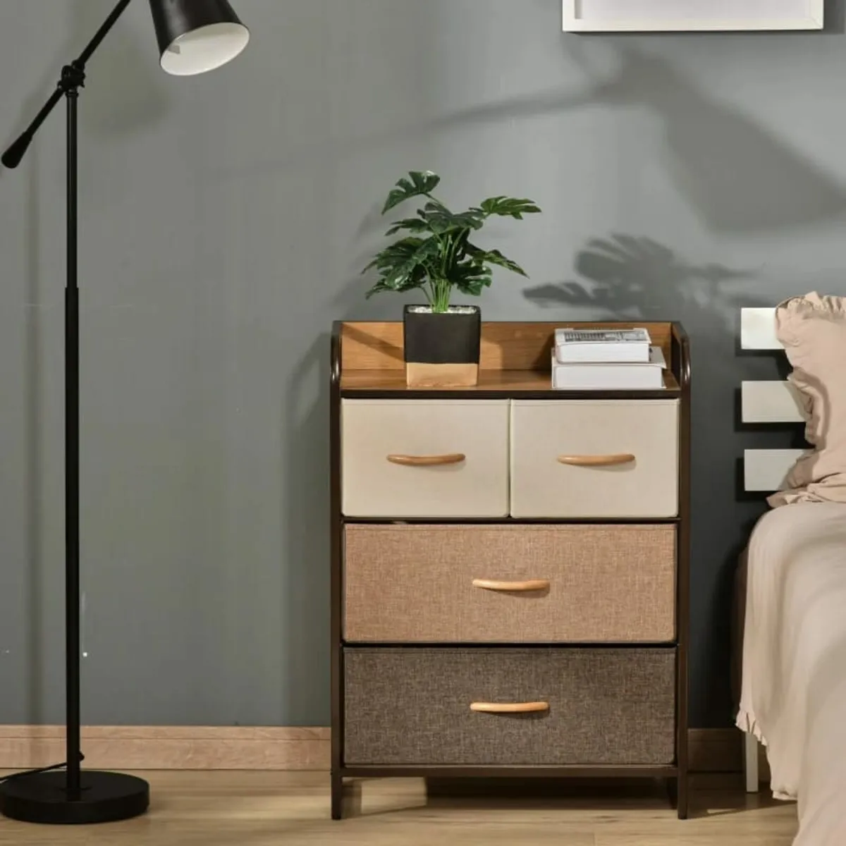 4-Drawer Dresser, 3-Tier Storage Organizer, Tower - Image 4