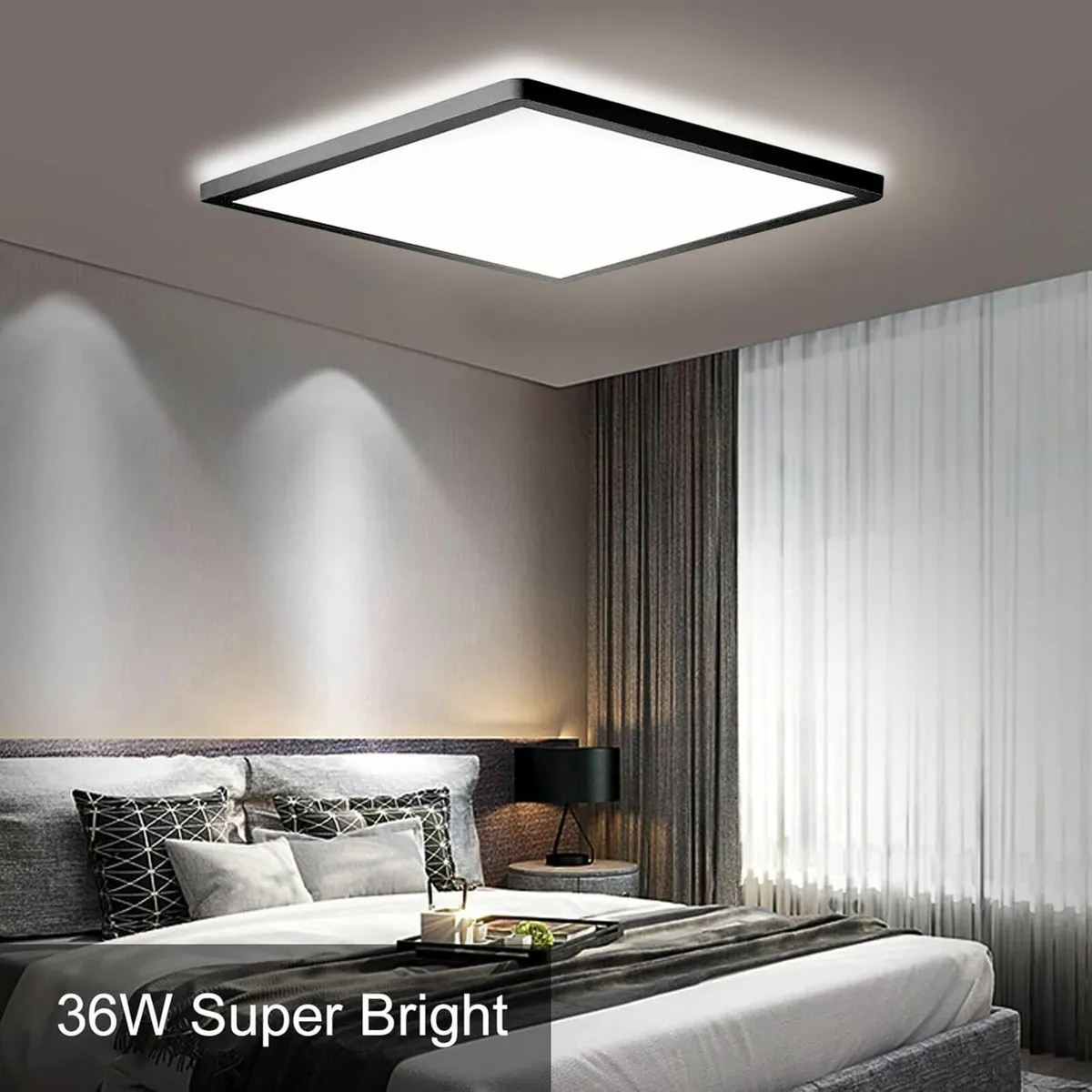 36W LED Bathroom Ceiling Lights Daylight White - Image 1