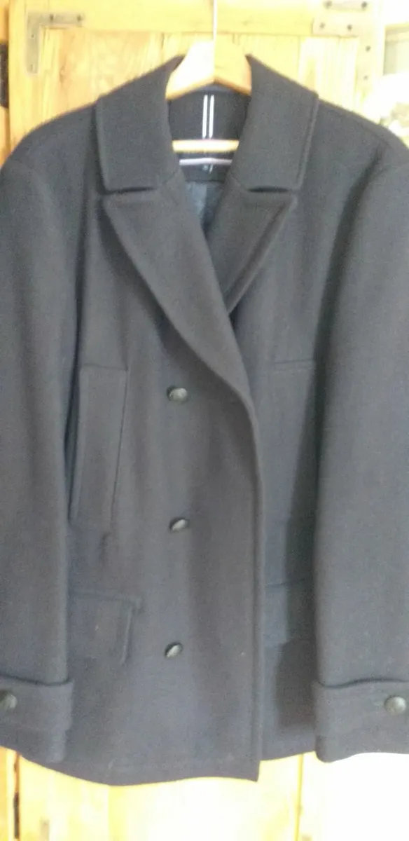 Navy Wool Peacoat - Image 2