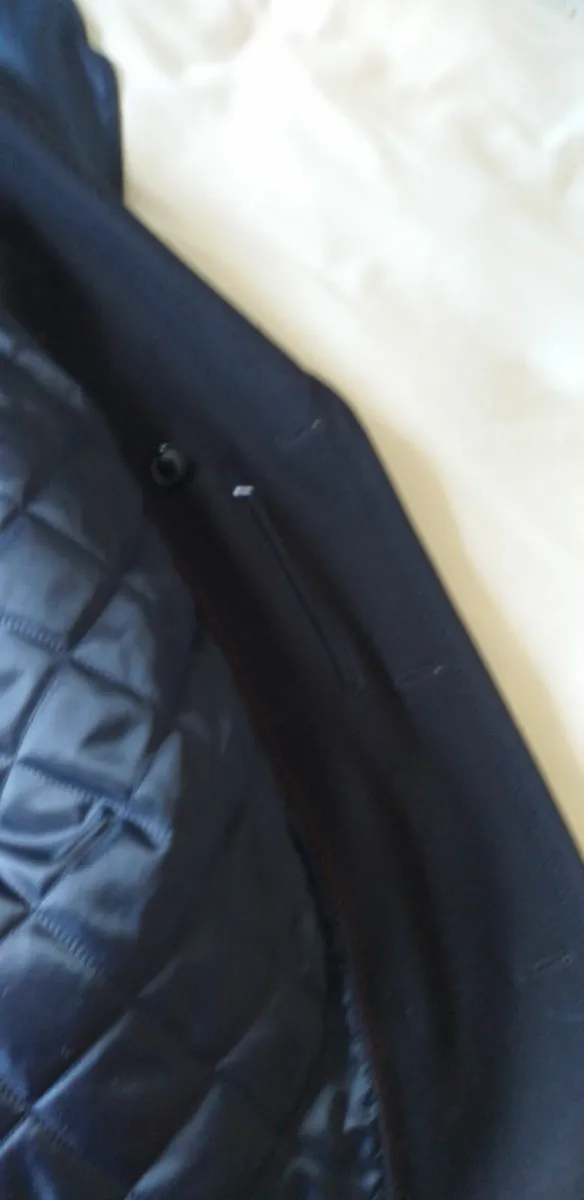 Navy Wool Peacoat - Image 4