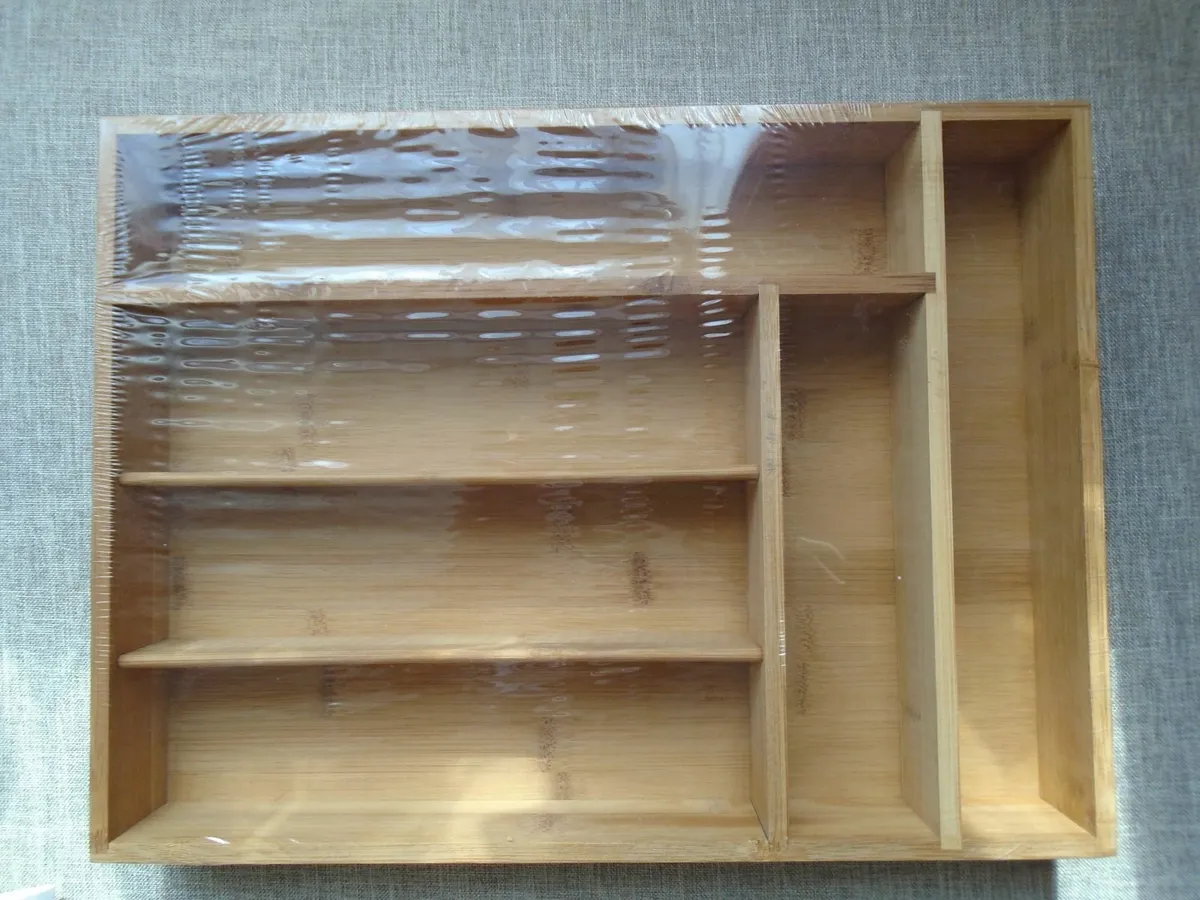 Bamboo cutlery trays,Drawer organiser,KItchen - Image 1