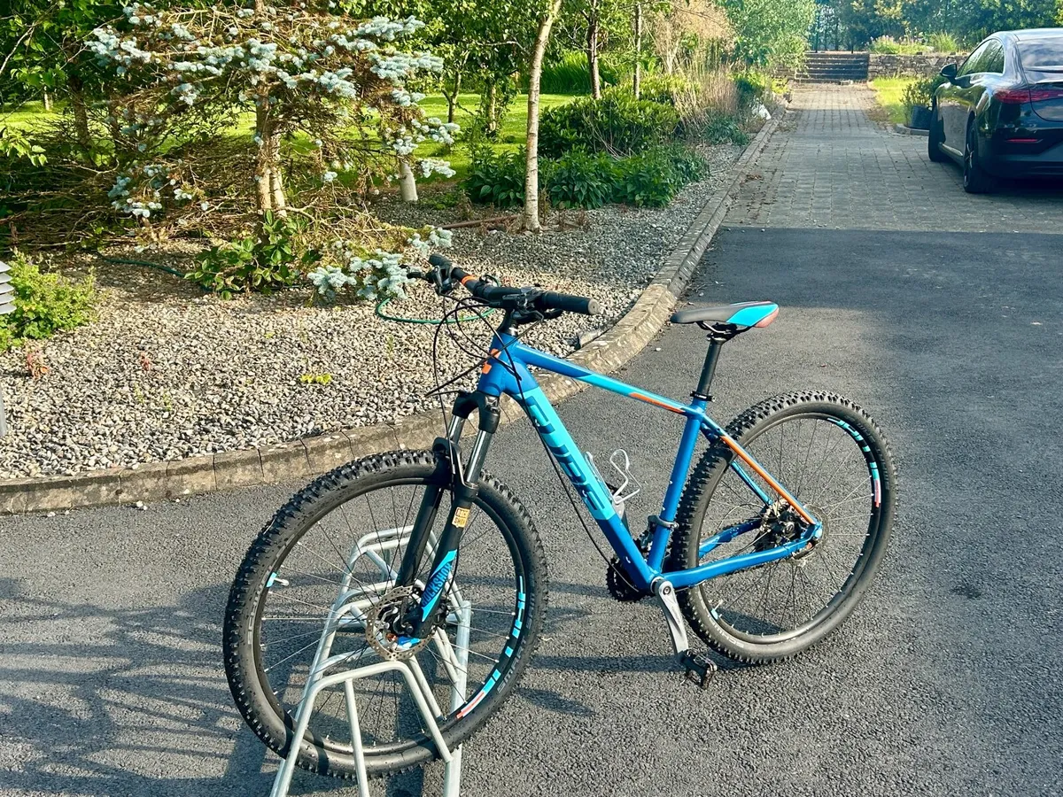 CUBE Hardtail Adult Mountain Bike Blue Like New!! - Image 1