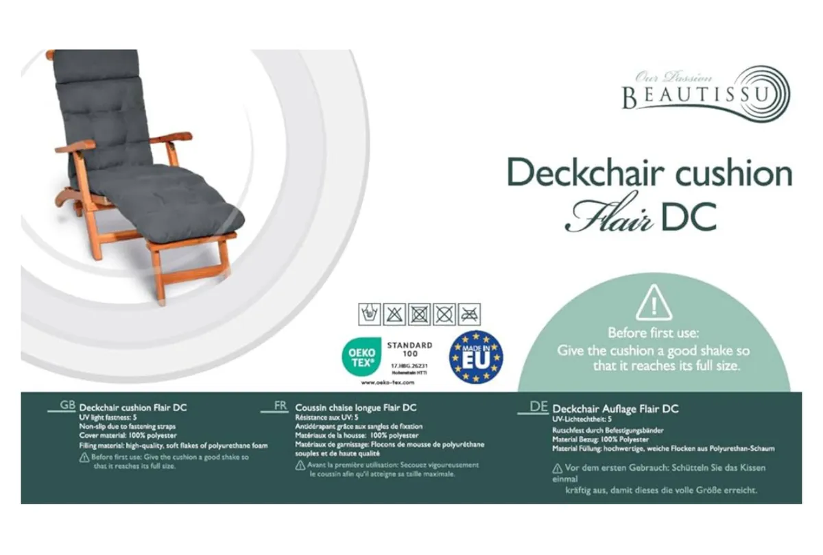 Cushions for Deckchair (2), New! - Image 4