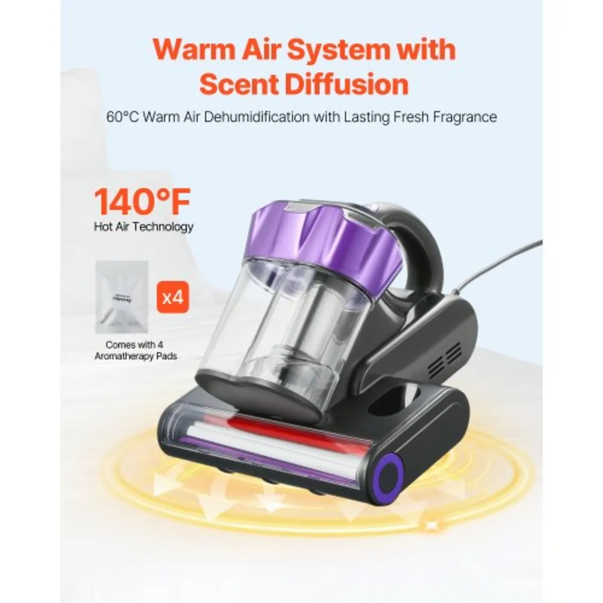 Mattress Vacuum Cleaner with 18Kpa Powerful Suctio - Image 2