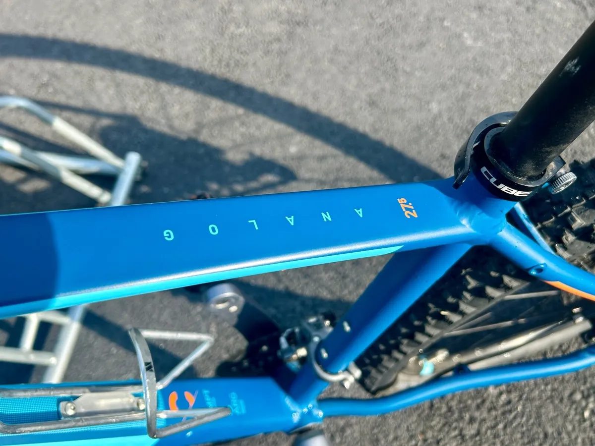 CUBE Hardtail Adult Mountain Bike Blue Like New!! - Image 2