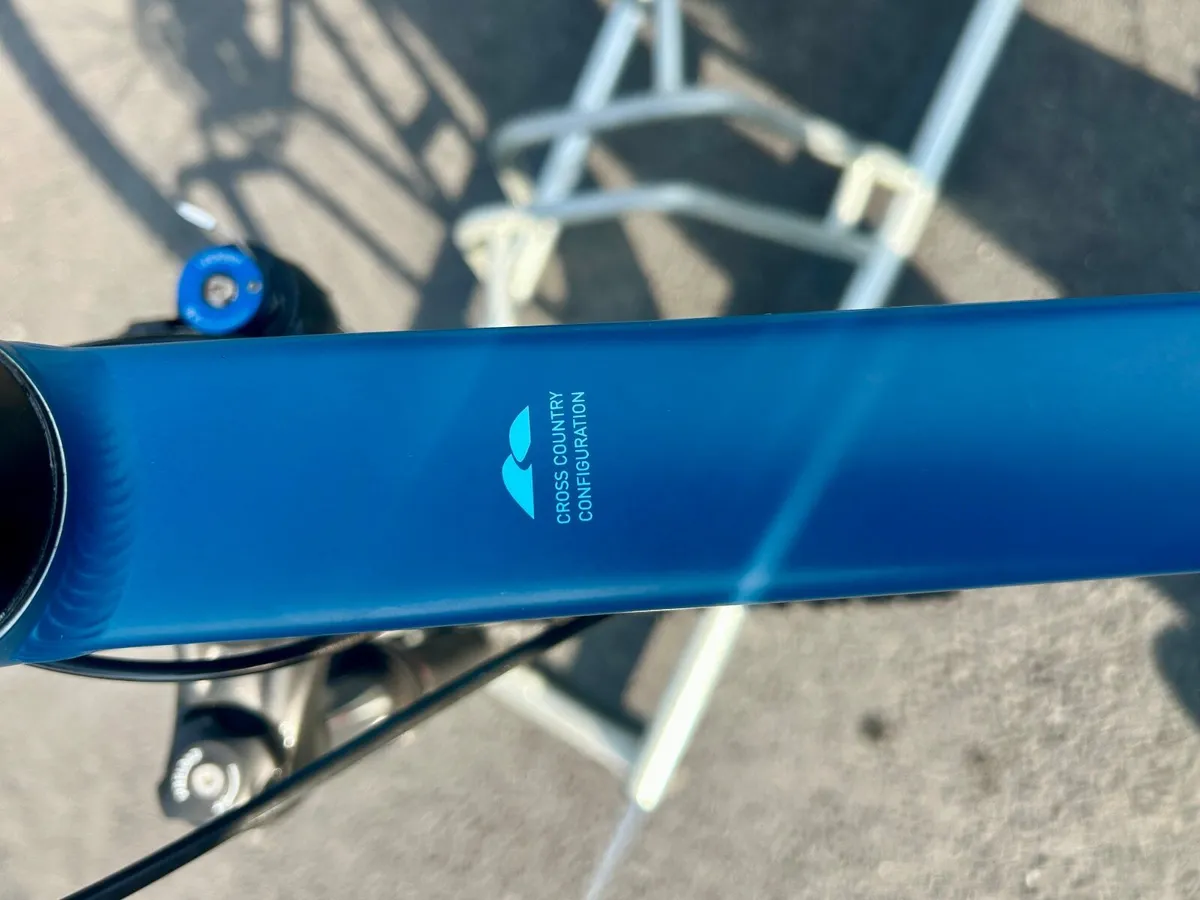 CUBE Hardtail Adult Mountain Bike Blue Like New!! - Image 3