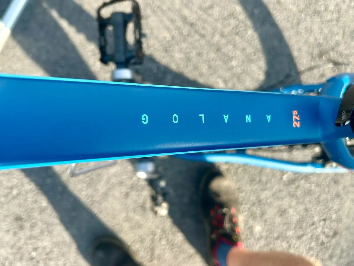 CUBE Hardtail Adult Mountain Bike Blue Like New!! - Image 4