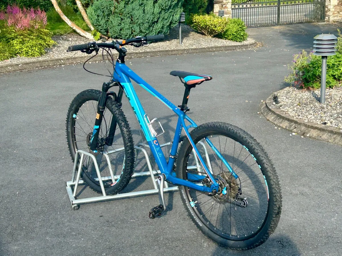 CUBE Hardtail Adult Mountain Bike Blue Like New!! - Image 1