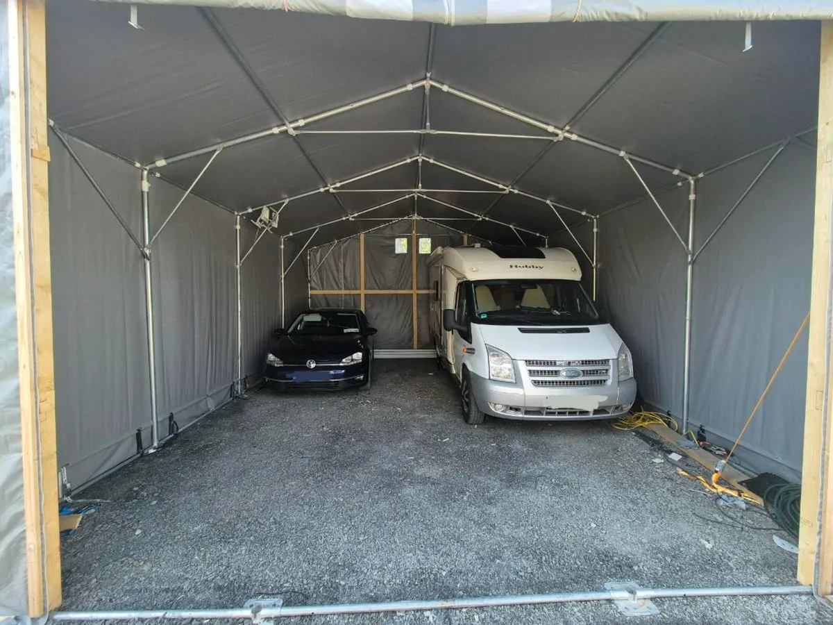 Marquee Garage Camper Storage 6x8m - Image 2